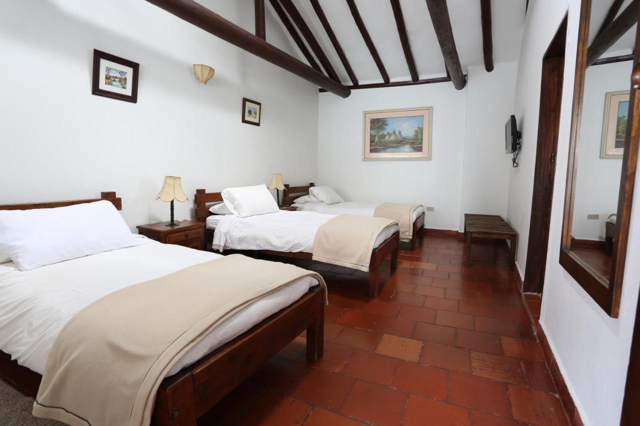 Hotel Meson De Los Virreyes Villa de Leyva Eksteriør billede