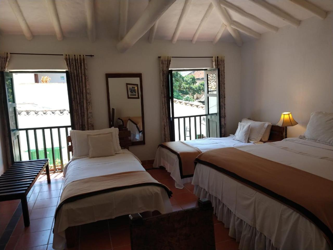 Hotel Meson De Los Virreyes Villa de Leyva Eksteriør billede