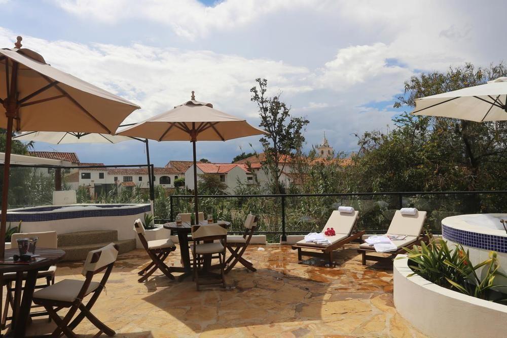 Hotel Meson De Los Virreyes Villa de Leyva Eksteriør billede